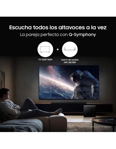 Televisión Samsung TV 65" OLED S83H 4K 120 Hz Tizen HDR10+