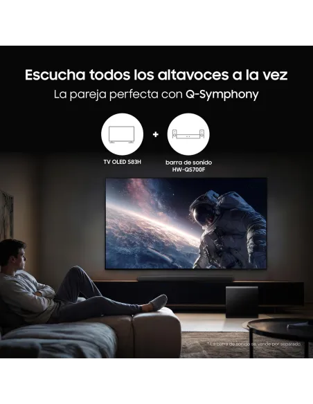 Televisión Samsung TV 65" OLED S83H 4K 120 Hz Tizen HDR10+