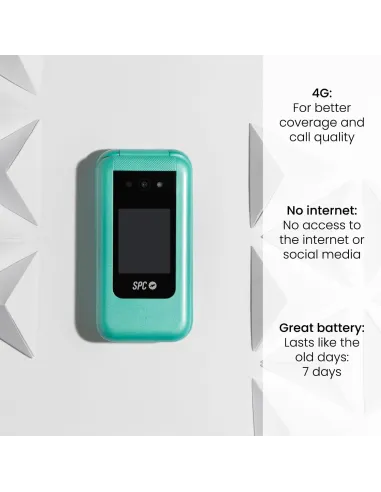 SPC Wild Cool Verde móvil 4G básico radio FM Bluetooth