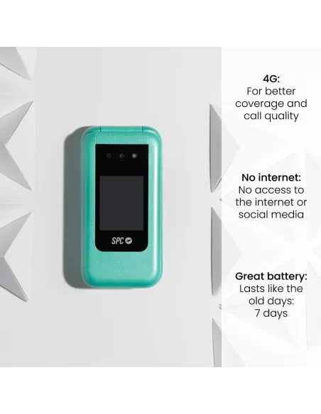 SPC Wild Cool Verde móvil 4G básico radio FM Bluetooth