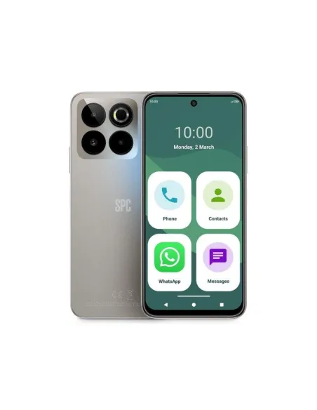 SPC Zeus 2 Elite 4G 8GB 128GB Plata 6.7" IPS HD+ 5000 mAh con Carga Rápida