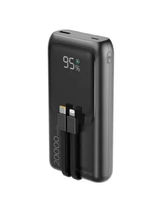 Gembird PB20-PD20-LCD-01 Powerbank con Pantalla LCD 20W 20000 mAh y 2x USB-A con QC 3.0-AATBPT0402