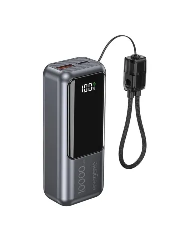 Gembird PB10-PD20-LCD-02 Powerbank con LCD 10000 mAh Gris