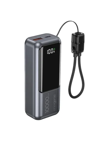 Gembird PB10-PD20-LCD-02 Powerbank con LCD 10000 mAh Gris