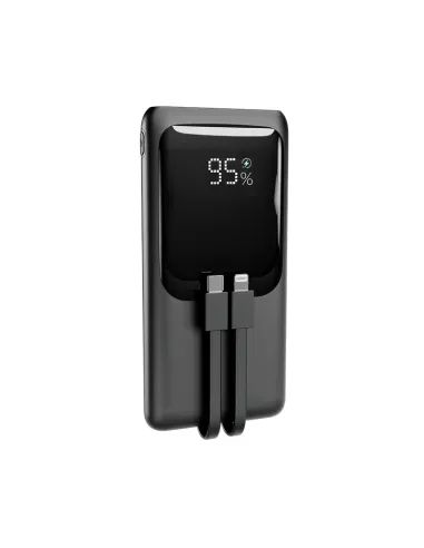 Gembird PB10-PD20-LCD-01 Powerbank con cables 20W 10000mAh