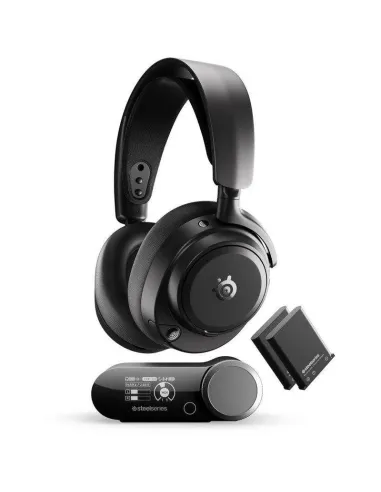 SteelSeries Arctis Nova Pro Omni Negro Auriculares inalámbricos 2,4 GHz + Bluetooth con Cancelación de Ruido