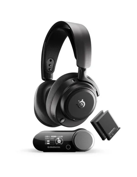 SteelSeries Arctis Nova Pro Omni Negro Auriculares inalámbricos 2,4 GHz + Bluetooth con Cancelación de Ruido