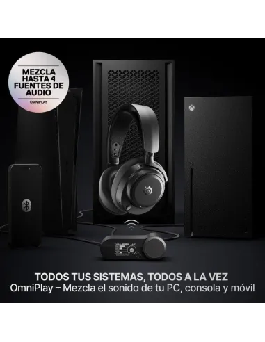 SteelSeries Arctis Nova Pro Omni negro auriculares GameHub