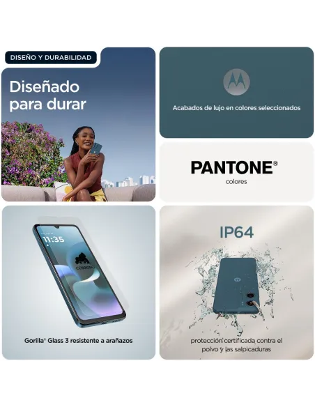 Motorola Moto G06 Power 4GB 256GB Tapestry Azul 7000mAh