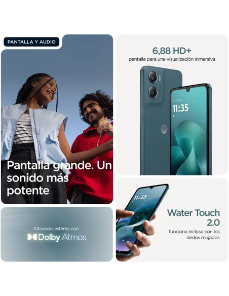 Motorola Moto G06 Power 4GB 256GB Tapestry Azul 7000mAh
