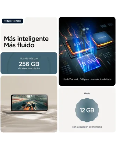 Motorola Moto G06 Power 4G 8GB 256GB Azul 7000mAh 120Hz