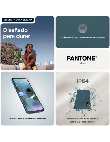 Motorola Moto G06 Power 4G 8GB 256GB Azul 7000mAh 120Hz