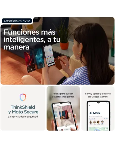 Motorola Moto G06 Power 4G 8GB 256GB Azul 7000mAh 120Hz