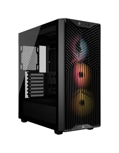 Corsair 3200D RS ARGB Negra Caja ATX Vidrio Templado 3 Ventiladores RGB