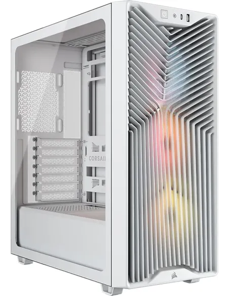Corsair 3200D RS ARGB Blanca con 3 Ventiladores RS120 ARGB PWM Incluidos y USB-C