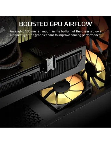 Caja ATX Corsair 3200D RS ARGB Smoke con USB-C