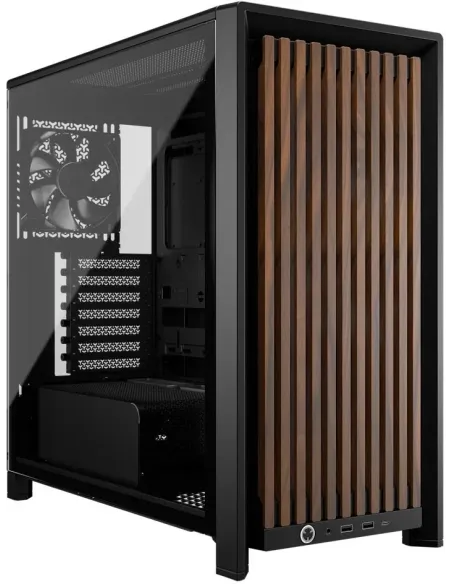 Corsair Frame 4000D RS Wood Negro/Nogal