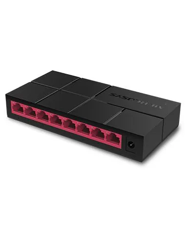 Mercusys MS108G negro switch Gigabit 8 puertos RJ-45