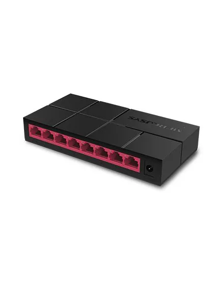 Mercusys MS108G negro switch Gigabit 8 puertos RJ-45