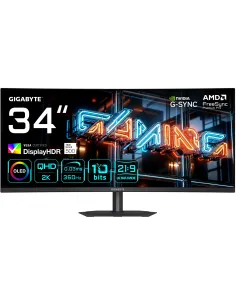Gigabyte MO34WQC36 34" UltraWide Quad HD 360Hz QD-OLED Curvo Ajuste Altura-1409059