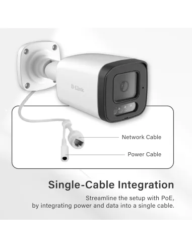 D-Link BCB-P01 cámara IP bullet PoE 2MP IR 30m IP66