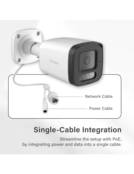 D-Link BCB-P01 cámara IP bullet PoE 2MP IR 30m IP66