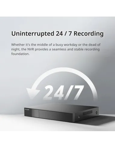 Grabador de Video NVR IP D-Link BNR-004 de 4 canales H.265