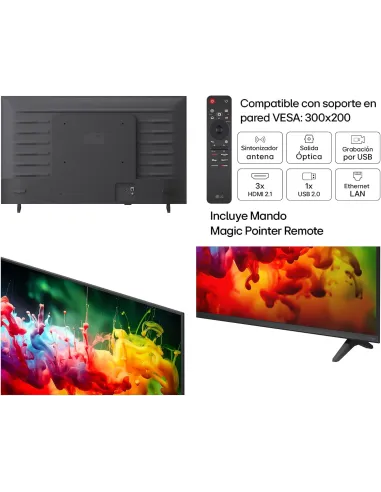 Televisor LG QNED AI MiniLED 55QNED70B6C 55" 4K webOS eARC