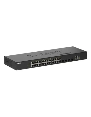D-Link DGS-1530-28SC/E Switch 24 puertos Gigabit Ethernet y 4 SFP+ Apilable