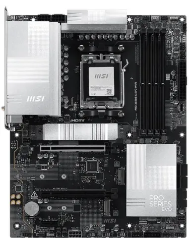 MSI PRO X870E-S EVO WIFI X870E AM5 DDR5 ATX WiFi 7 PCIe 5.0 RAID RGB