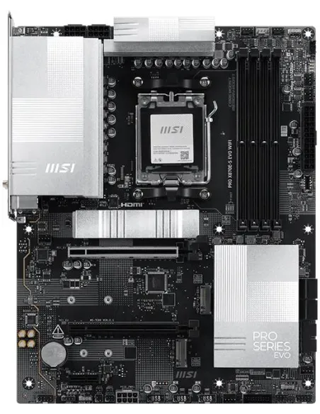 MSI PRO X870E-S EVO WIFI X870E AM5 DDR5 ATX WiFi 7 PCIe 5.0 RAID RGB
