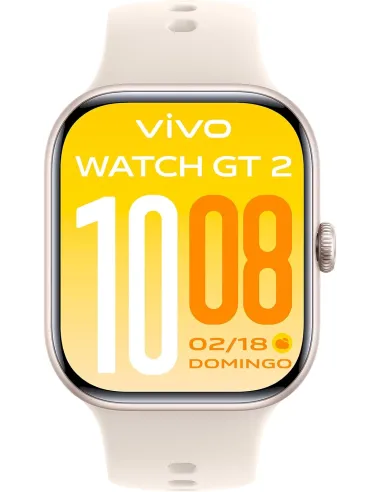 Vivo Watch GT2 Blanco Reloj Inteligente con batería de 25 días Pantalla de 2.07" NFC y GPS