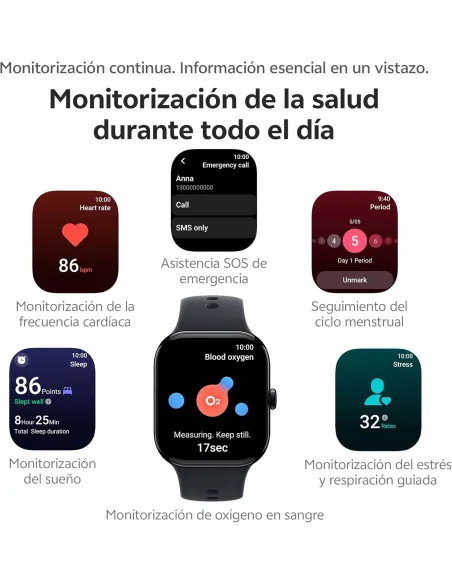 Smartwatch Vivo Watch GT2 Negro con 25 días autonomía
