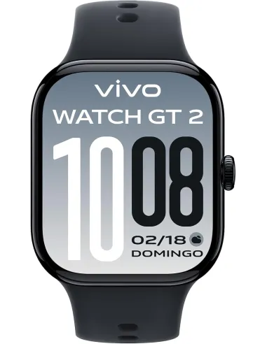 Vivo Watch GT2 Negro Reloj Inteligente con batería de 25 días Pantalla de 2.07" NFC y GPS
