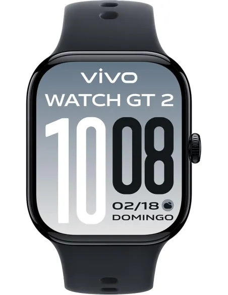 Vivo Watch GT2 Negro Reloj Inteligente con batería de 25 días Pantalla de 2.07" NFC y GPS