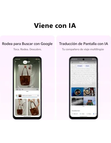 Smartphone Vivo Y21D 4G 4GB 128GB lavanda IP68/IP69 6500 mAh