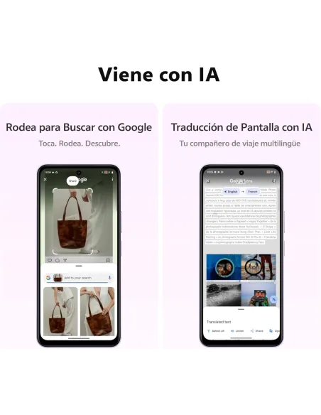 Smartphone Vivo Y21D 4G 4GB 128GB lavanda IP68/IP69 6500 mAh