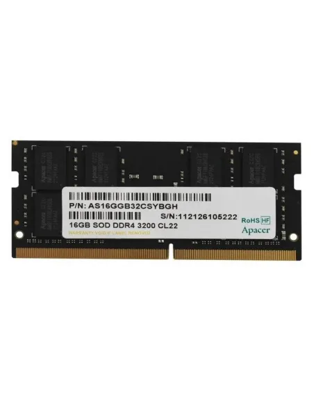 Apacer ES.16G21.GSH DDR4 16GB 3200Mhz PC4-25600 CL22 SO-DIMM