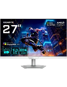 GIGABYTE M27UP ICE 27" UltraHD 4K 160Hz SS-IPS HDR400 FreeSync Premium Ajuste altura-1405984