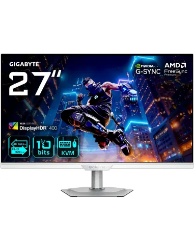 GIGABYTE M27UP ICE 27" UltraHD 4K 160Hz SS-IPS HDR400 FreeSync Premium Ajuste altura