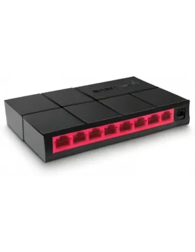Mercusys MS108G negro switch Gigabit 8 puertos RJ-45