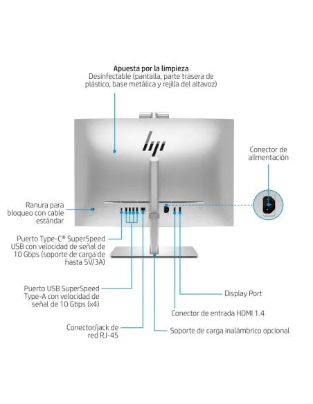 All in One HP EliteOne 870 G9 DE8S6ET con Windows 11 Pro