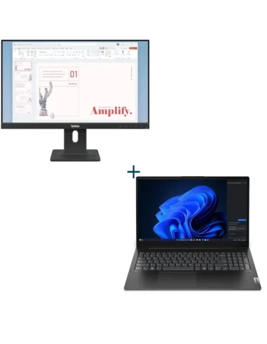 Lenovo V15 G4 ABP 82YY0068SP AMD Ryzen 5 5625U/8GB/512GB SSD/15.6" FreeDOS + Monitor Lenovo ThinkVision E24-40