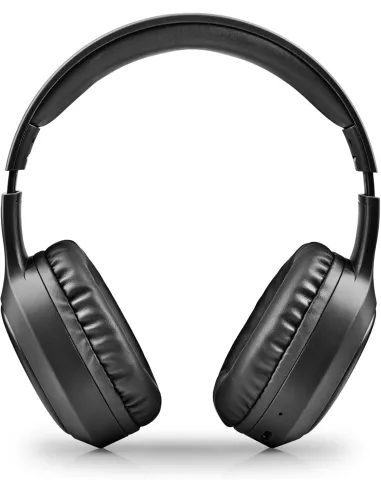 NGS Artica Tempest Black Auricular circumaural Inalámbrico Compatible con Tecnología Bluetooth, 28h Autonomía