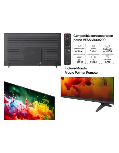 Televisor LG QNED 65QNED72B6B Mini LED 65 pulgadas 4K webOS