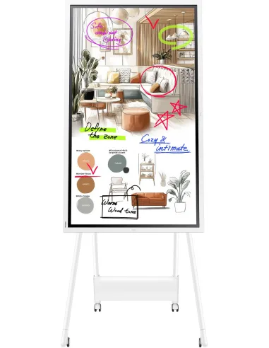 Samsung Flip WM55F 55" 4K pizarra táctil IR Tizen para 12/7