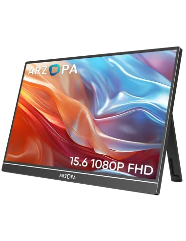 Arzopa A1 monitor portátil Ligero 15,6" FHD IPS USB-C gris