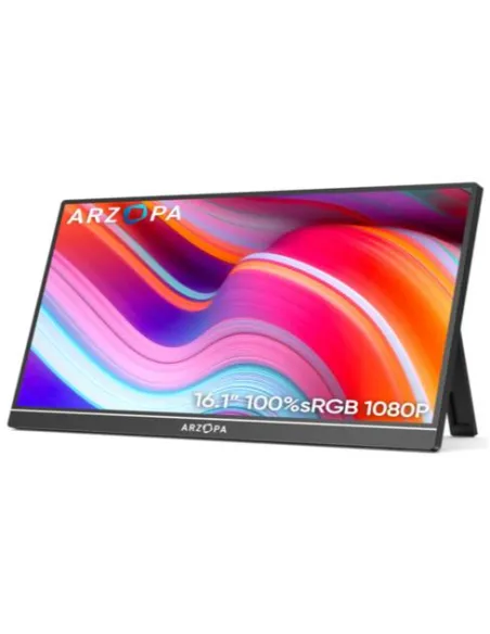 Arzopa Z1C monitor portátil 16,1" FHD 100% sRGB negro