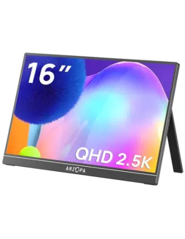 Arzopa Z1RC monitor portátil 16" 2.5K 16:10 IPS negro