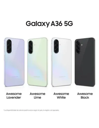 Samsung Galaxy A36 5G 6GB 128GB Blanco y protector pantalla